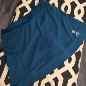 Running Skirt Teal Sweatwicking